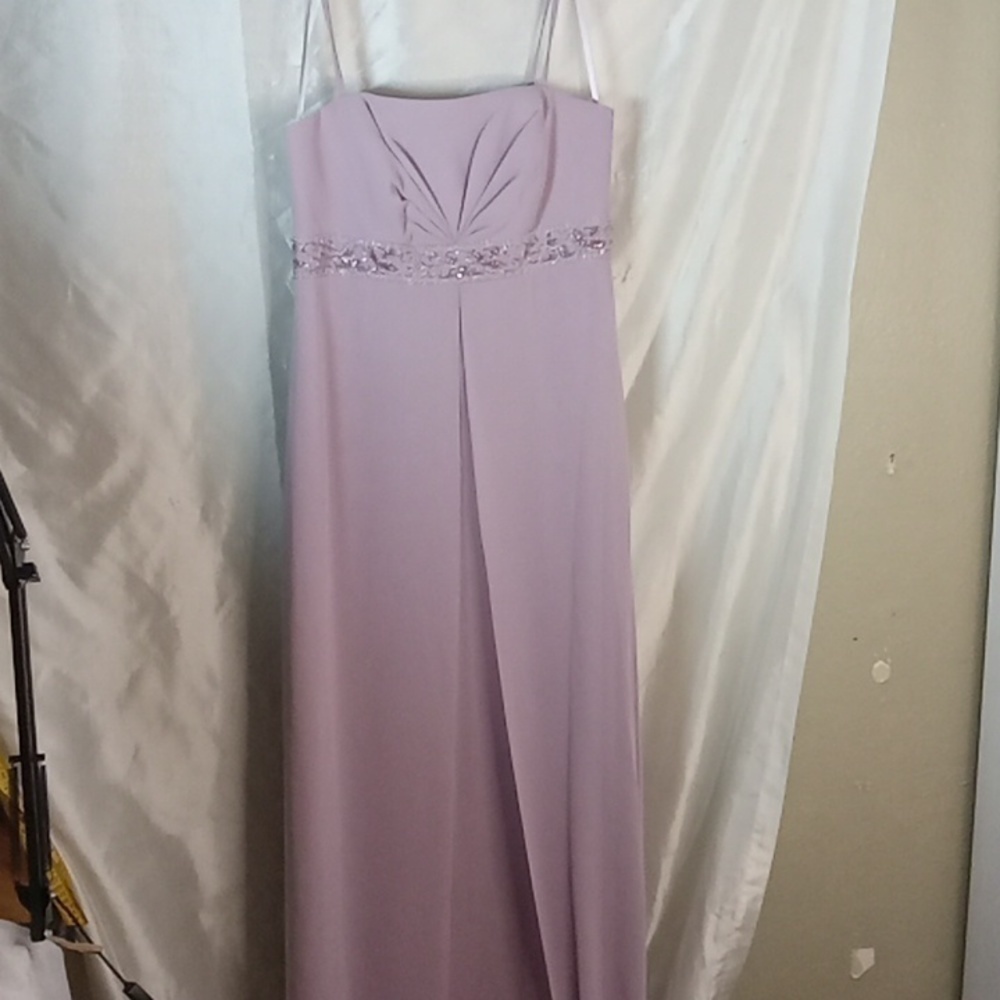 Michelangela lilac ladies beaded dress size 2